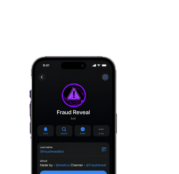 Fraud Reveal Telegram bot